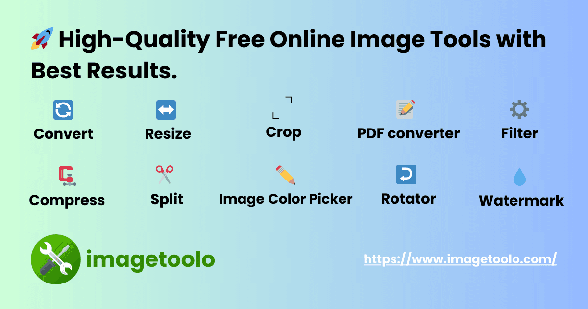 Welcome to imagetoolo - Your ultimate free online image toolbox