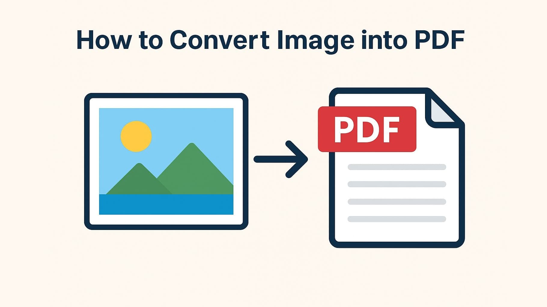 How to Convert Image into PDF Online – Step-by-Step Guide (Free & Easy)