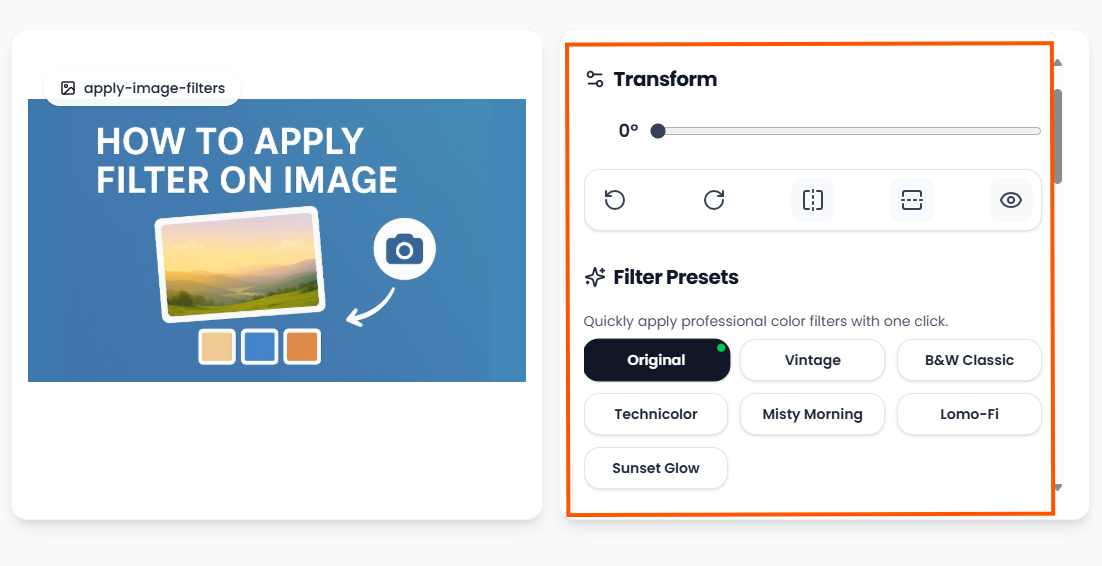 Browse Filter Options