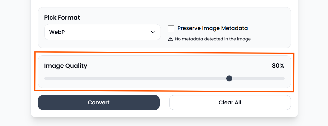 Image Quality Settings