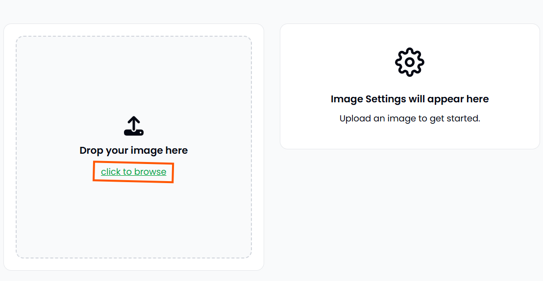 Upload Images for Rotation